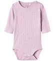 Name It Bodysuit L/æ - NbfBega - Winsome Orchid