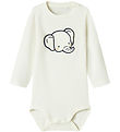 Name It Bodysuit L/æ - NbmBrore - Cloud Dancer
