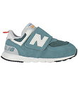 New Balance Shoes - 574 - New Spruce/Blast Red