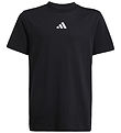 adidas Performance T-shirt - J SL - Black/White