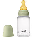 BIBS Babyflasche - 150 ml - Naturgummi - Sage
