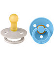 BIBS Colour Pacifiers - Size 2 - 2-Pack - Round - Mushroom/Breez