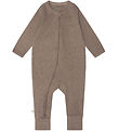 That's Mine Jumpsuit - Rib - Cathie - Brown Melange