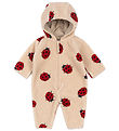Konges Sløjd Fleece Suit - Jody - Ladybug Sand