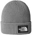 The North Face Mütze - Strick - Logo Box Gefesselt - Grau Melier