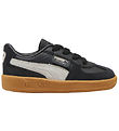 Puma Shoes - Palermo Lth AC Inf - Black/Feather Gray