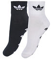 adidas Originals Socken m. Anti-Rutsch - 2er-Pack - Schwarz/Weiß