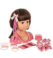 Konges Sløjd Doll head w. Accessories - Stella