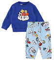 adidas Performance Sweat Set - I Fun AOP JOG - ROYBLU/White