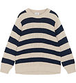 Hust and Claire Blouse - Knitted - Bamboo - Pos - Blues