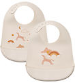 Liewood Lätzchen - Silikon - 2er-Pack - Tilda - Dream/Ecru