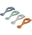 Liewood Löffel - Silikon - 4er-Pack - Liva - Whale Blue Multi Mi