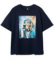 Name It T-shirt - NkmVoto - Dark Sapphire/Graffiti Dog