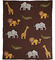 Rice Blanket - Animals - Brown