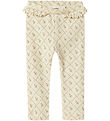 Lil' Atelier Leggings - Rib - NbfGago - Turtledove