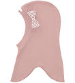 Racing Kids Balaclava - Single Layer - Dusty Rose w. Bow