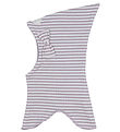 Racing Kids Balaclava - 2-layer - Elderberry/Ivory w. Bow