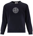 Stone Island Sweatshirt - Navy w. Logo
