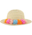 Billieblush Sun Hat - Natural w. Tulle