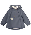 Mini A Ture Softshell Jacket w. Fleece - MatWai - Ombre Blue