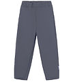 Mini A Ture Softshell Pants w. Fleece - MatAian - Ombre Blue