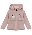 Mini A Ture Softshell Jacket w. Fleece - MatAlgea - Cloudy Rose
