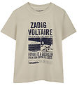 Zadig & Voltaire T-shirt - Beige w. Print