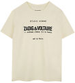 Zadig & Voltaire T-shirt - Offwhite w. Print