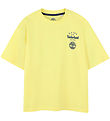 Timberland Stuttermabolur - Straw Yellow