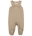 Joha Romper m. Voetjes m. Bretellen/Voeten - Wol/Zijde - Beige