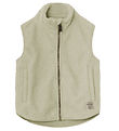 Mini A Ture Fleece Vest - Teddy - MatBattal - Elm Green