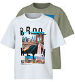 Name It T-Shirt - NkmVoto - 2er-Pack - Tee/Bright White