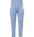 Hummel Leggingsit - hmlMino - Haalistunut Denim/Marshmallow