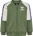 Hummel Cardigan - hmlSkylan - Olivine w. Logo