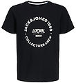 Jack & Jones Stuttermabolur - JjSimon - Black/BIG