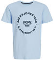Jack & Jones Stuttermabolur - JjSimon - Chambray Blue/BIG