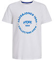 Jack & Jones Stuttermabolur - JjSimon - White/BIG