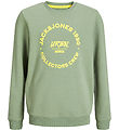 Jack & Jones Peysa - JjSimon - Iceberg Green