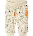 Name It Sweatpants - NbnBare - Summer Sand w. Bears