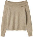 LMTD Blouse - Knitted - NlfSoldered - Mocha Meringue
