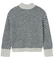 LMTD Bluse - Strick - NlfNildes - Dark Grey Melange/Light Grey M