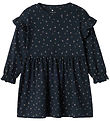 Name It Kleid - Rib - NmfBebeth - Navy Blazer m. Kirsche