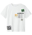 Name It T-shirt - NkmJafar Minecraft - Bright White w. Print