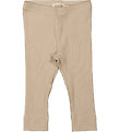 MarMar Leggings - Rib - Modal - Stone Wall