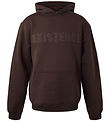 Hound Kapuzenpullover - Mdesert brown m. Text
