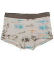 Joha Hipsters - Wolle/Seide - Beige m. Print
