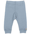 Joha Leggings - Wool - Dusty Blue