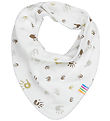 Joha Teething Bib - Off White w. Print