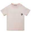 Moncler T-shirt - Pink w. White