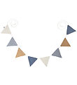 Sebra Bunting Banner - Double-Sided - 300 cm - Forest Lake Blue